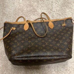Authentic Louis Vuitton Neverfull MM Tote